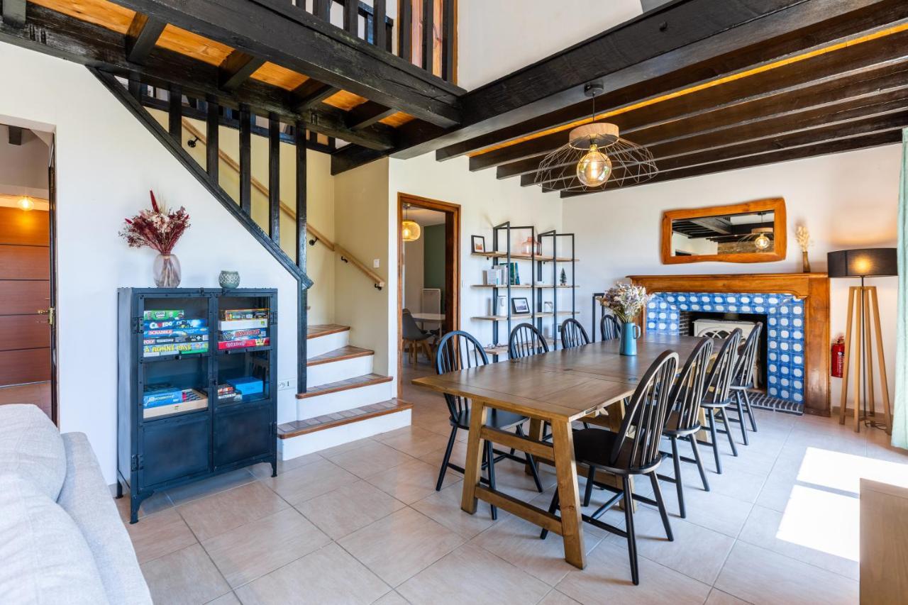 Superbe Maison Avec Piscine Et Jacuzzi Dans Les Dunes アンブレウーズ エクステリア 写真